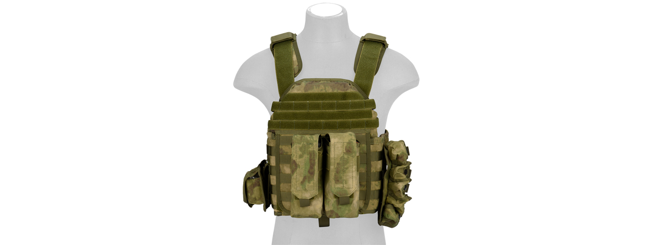 CA-8257F Lancer Tactical Molle AK Tactical Vest (AT-FG) - Click Image to Close