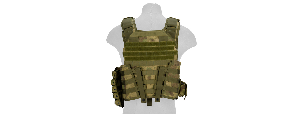 CA-8257F Lancer Tactical Molle AK Tactical Vest (AT-FG) - Click Image to Close