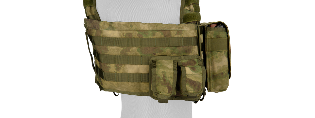 CA-8257F Lancer Tactical Molle AK Tactical Vest (AT-FG) - Click Image to Close