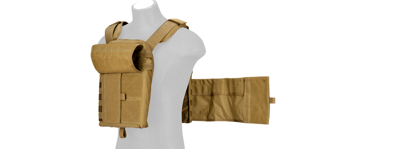 CA-8257LT Lancer Tactical Molle AK Tactical Vest (Tan)