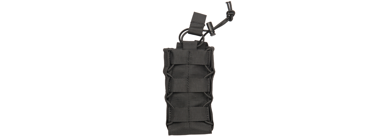 CA-881BN NYLON POUCH FOR RADIO/CANTEEN (BLACK)