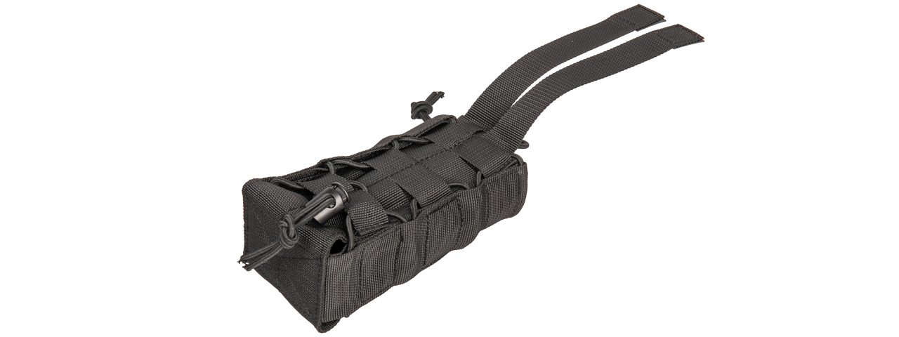 CA-881BN NYLON POUCH FOR RADIO/CANTEEN (BLACK)