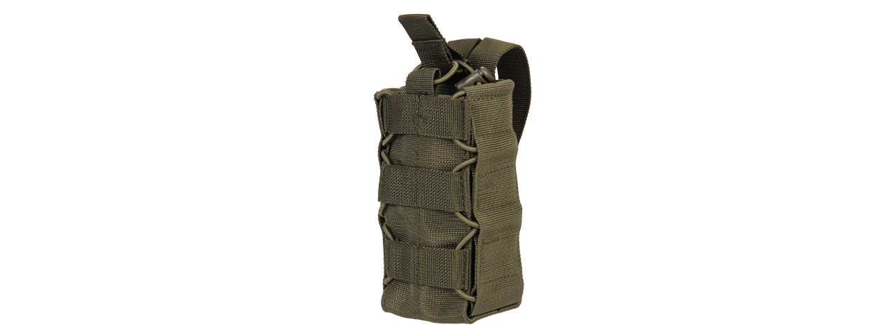 CA-881GN NYLON POUCH FOR RADIO/CANTEEN (OD) - Click Image to Close