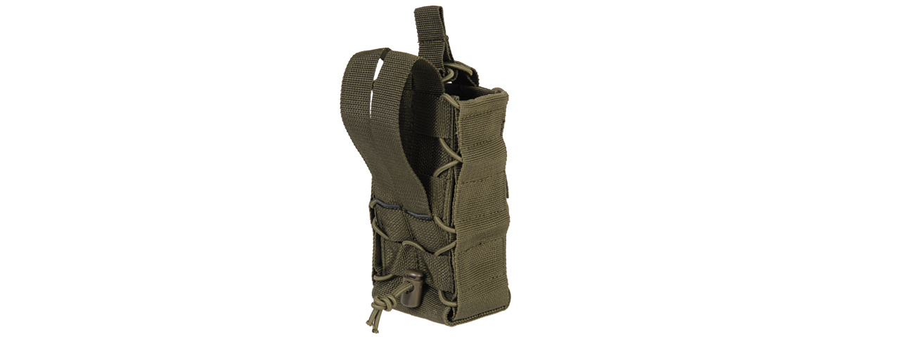 CA-881GN NYLON POUCH FOR RADIO/CANTEEN (OD) - Click Image to Close