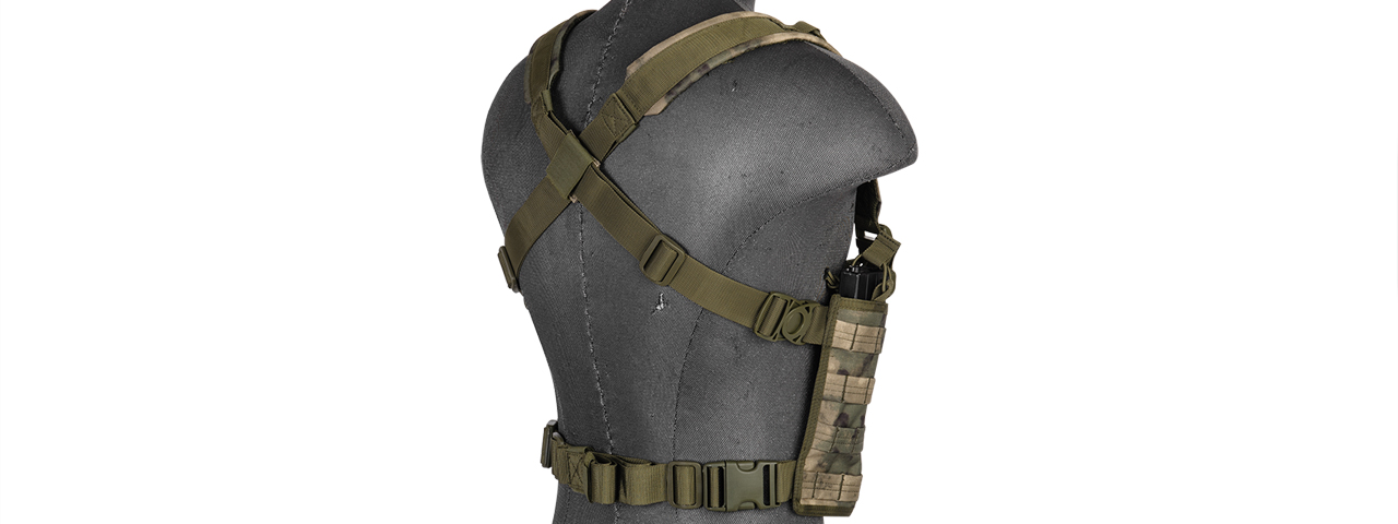 CA-882F LIGHTWEIGHT CHEST RIG W/ CONCEALED MAGAZINE POUCH (AT-FG)