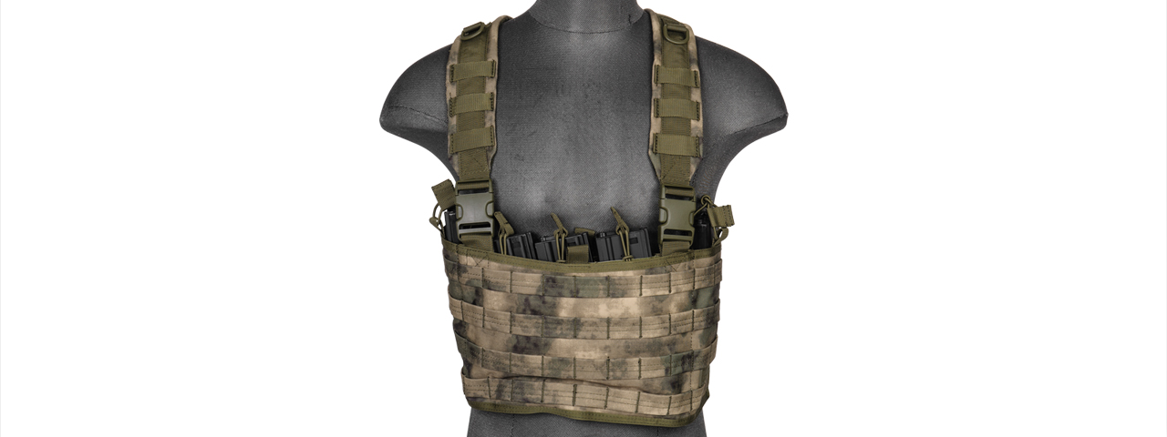 CA-882F LIGHTWEIGHT CHEST RIG W/ CONCEALED MAGAZINE POUCH (AT-FG) - Click Image to Close