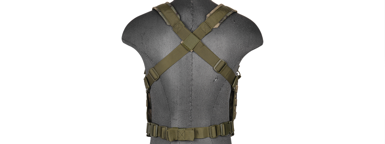 CA-882F LIGHTWEIGHT CHEST RIG W/ CONCEALED MAGAZINE POUCH (AT-FG)