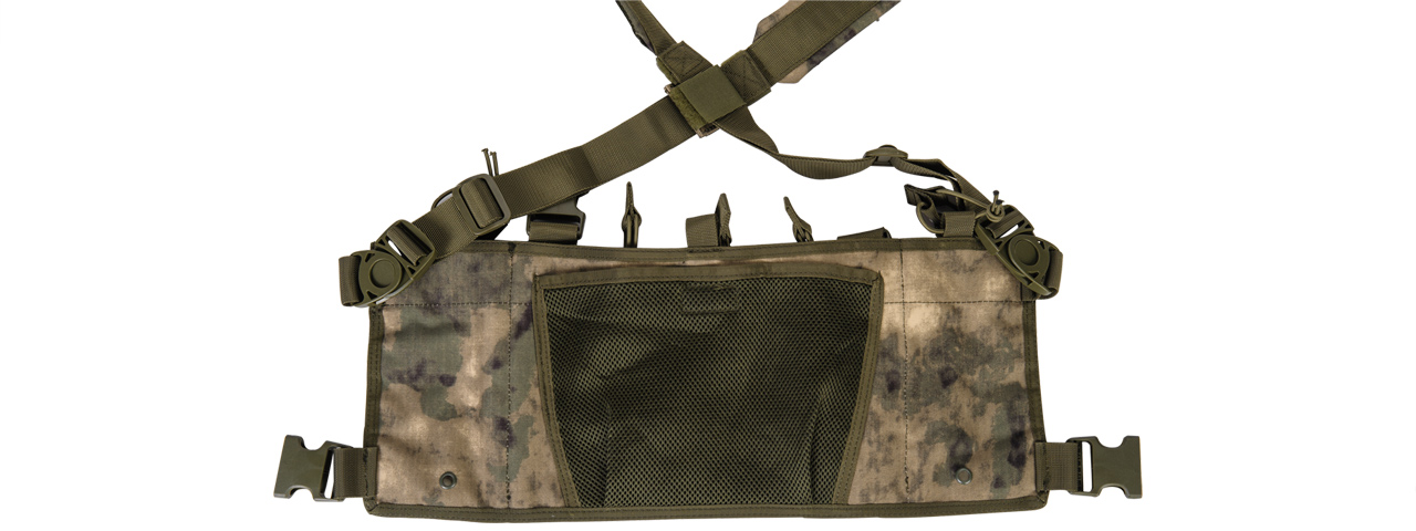 CA-882F LIGHTWEIGHT CHEST RIG W/ CONCEALED MAGAZINE POUCH (AT-FG) - Click Image to Close