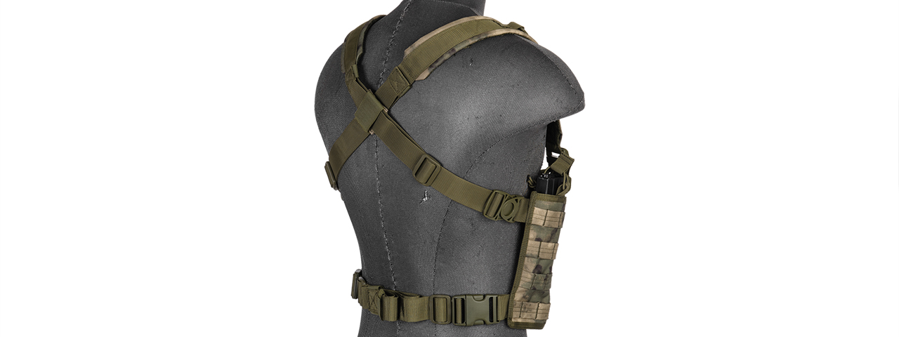 CA-882P LIGHTWEIGHT CHEST RIG W/ CONCEALED MAGAZINE POUCH (GZ) - Click Image to Close