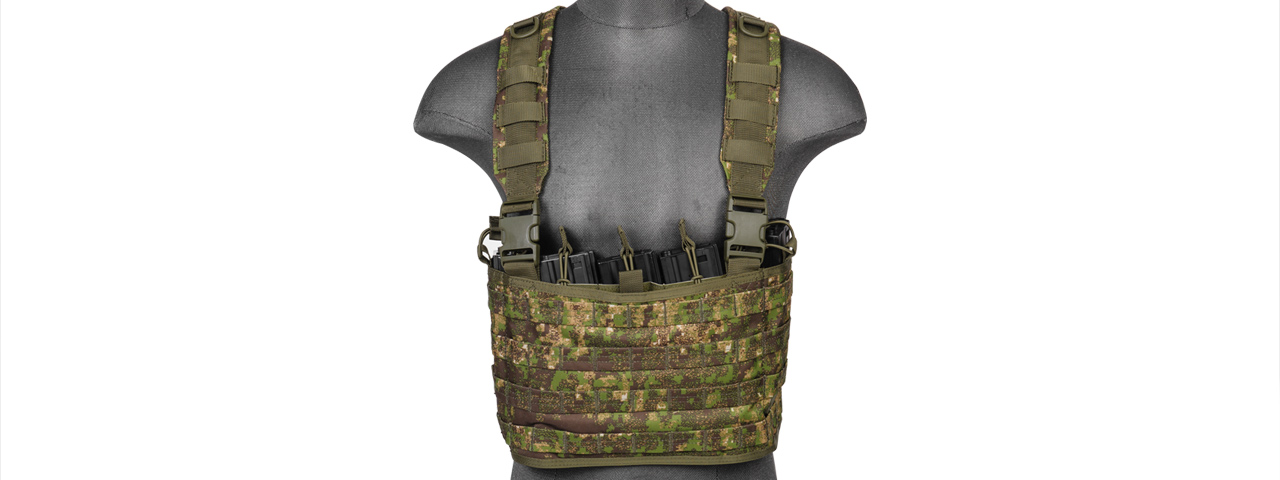 CA-882P LIGHTWEIGHT CHEST RIG W/ CONCEALED MAGAZINE POUCH (GZ) - Click Image to Close