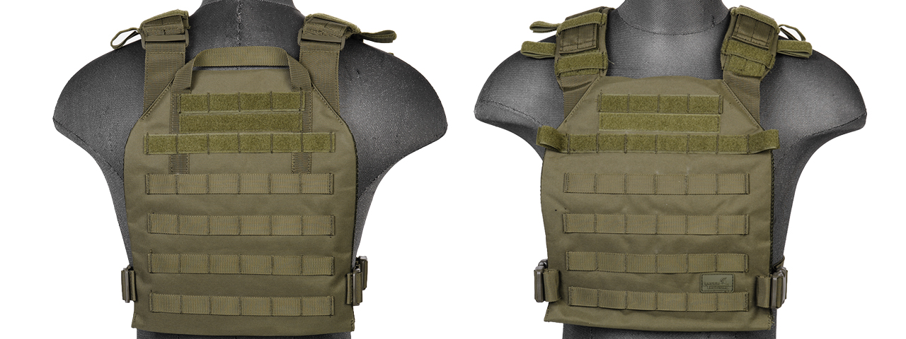 CA-883G Lightweight Tactical Vest (OD Green) - Click Image to Close