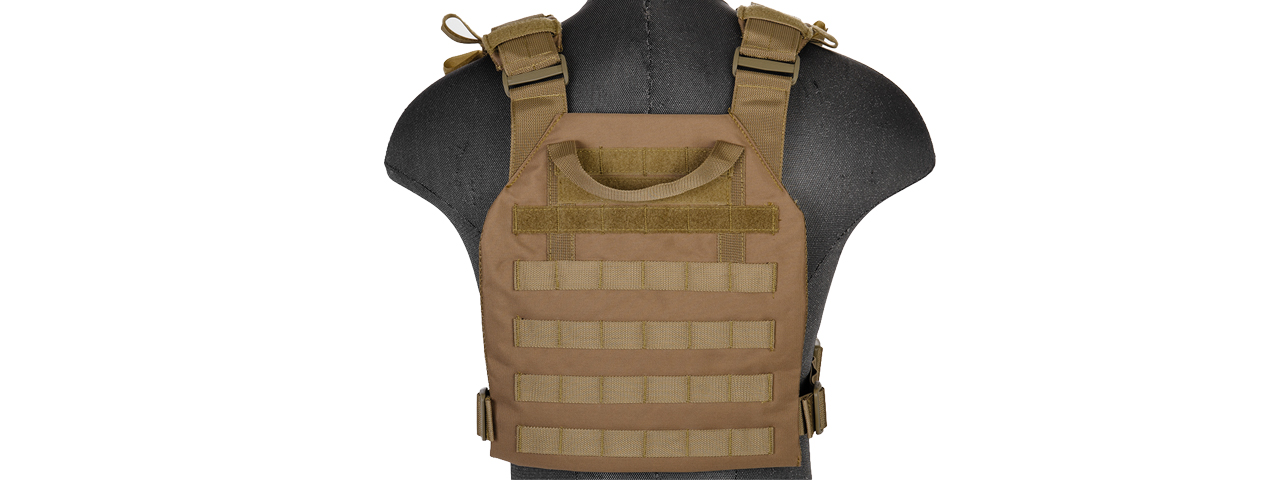 CA-883K Lightweight Tactical Vest (Khaki) - Click Image to Close