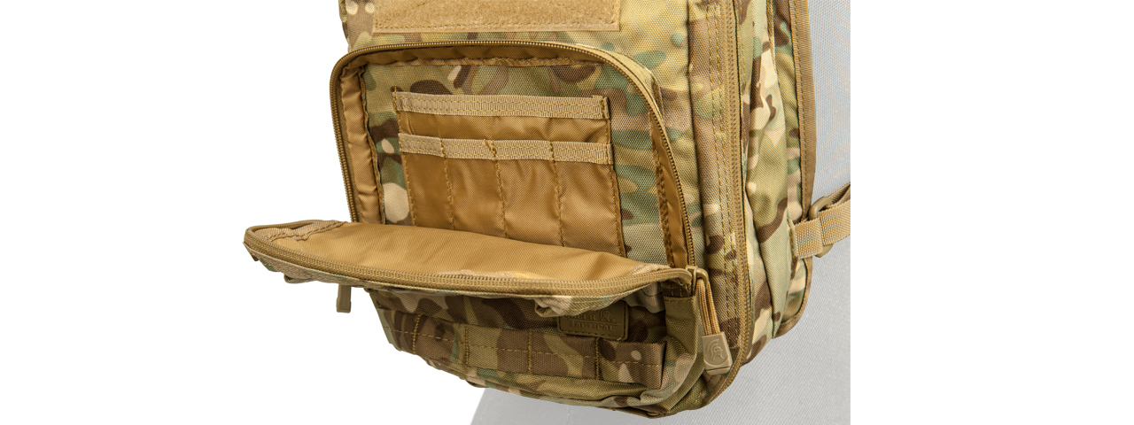 Lancer Tactical Airsoft Messenger Utility Shoulder Bag (Color: Camo) - Click Image to Close