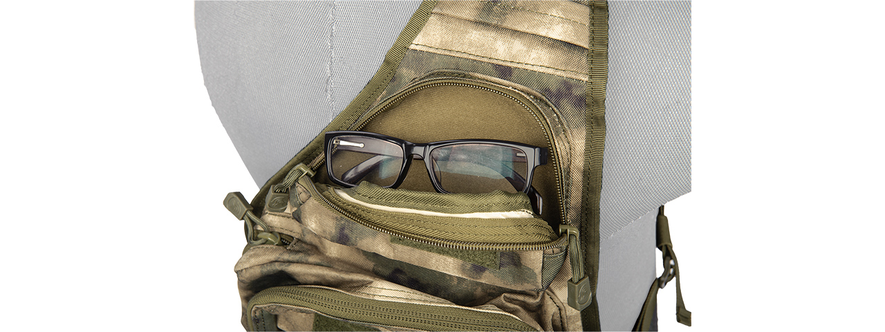 Lancer Tactical Airsoft Messenger Utility Shoulder Bag (Color: AT-FG) - Click Image to Close