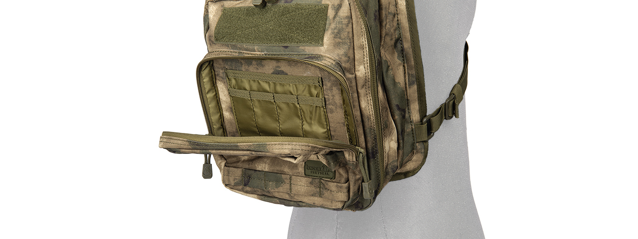 Lancer Tactical Airsoft Messenger Utility Shoulder Bag (Color: AT-FG) - Click Image to Close