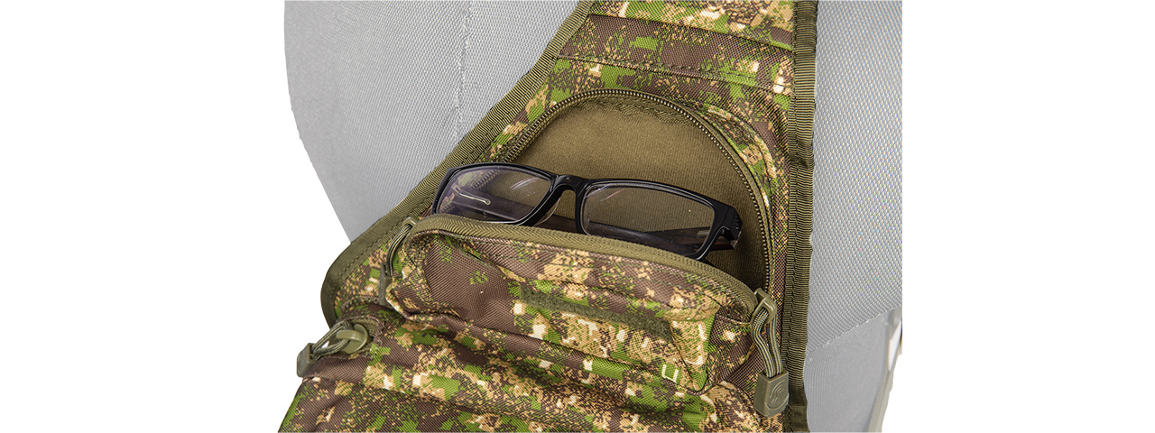 Lancer Tactical Airsoft Messenger Utility Shoulder Bag (Color: PC Green) - Click Image to Close