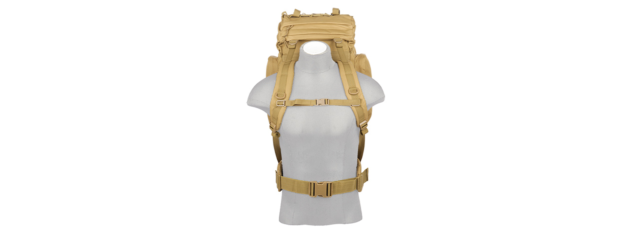 CA-L108T 65L WATERPROOF OUTDOOR TRAIL BACKPACK (CB)