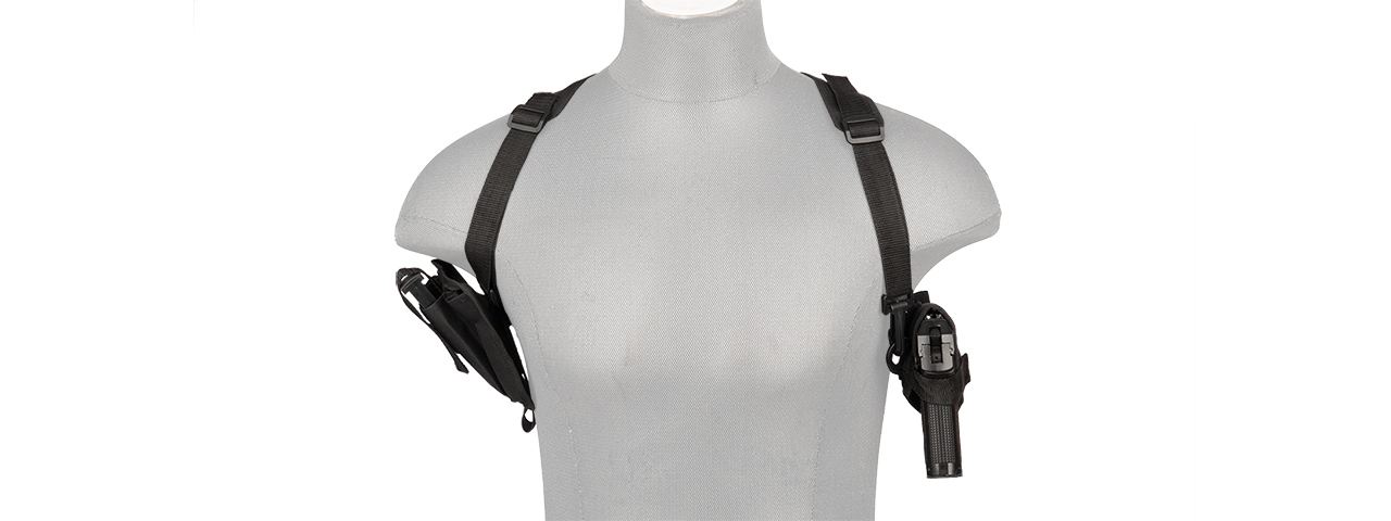 CA-L130 SINGLE PISTOL SHOULDER HOLSTER (BK) - Click Image to Close