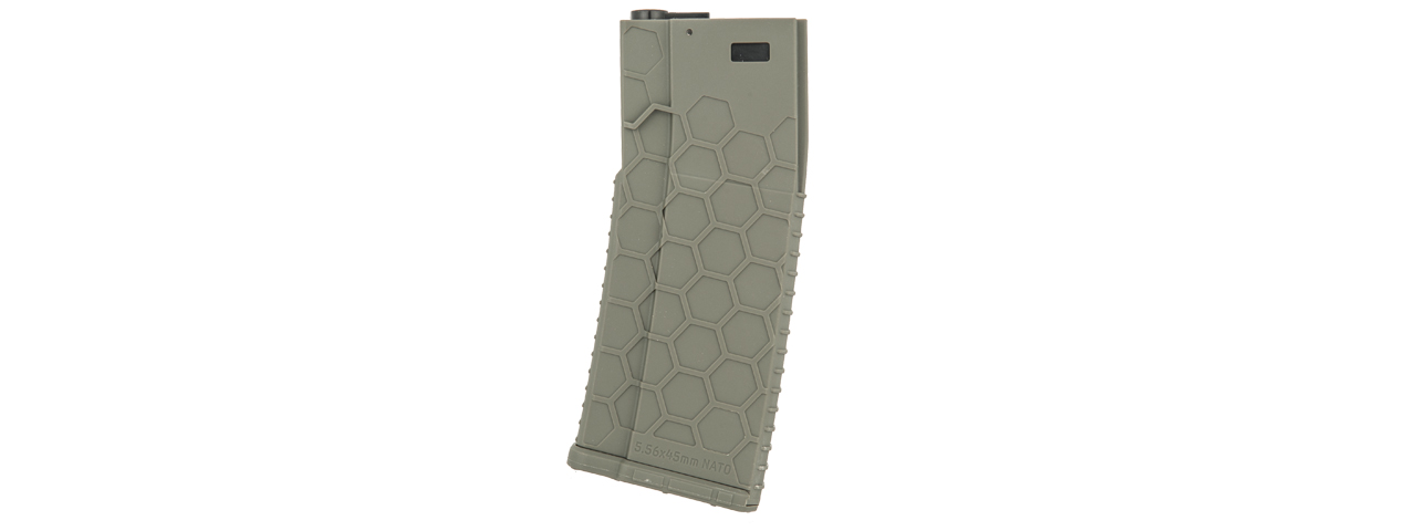 DYTAC HEXMAG LICENSED AIRSOFT 120RD MIDCAP MAGAZINE - OD GREEN - Click Image to Close