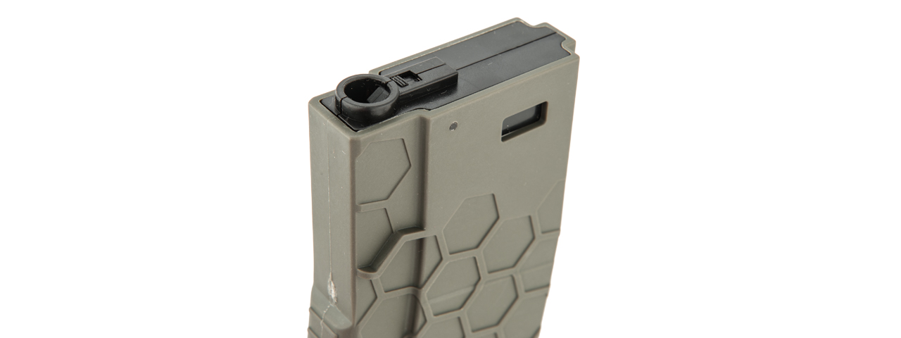 DYTAC HEXMAG LICENSED AIRSOFT 120RD MIDCAP MAGAZINE - OD GREEN