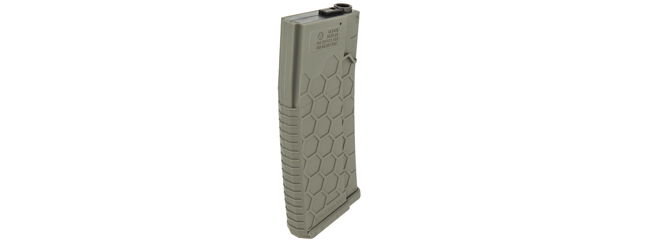 DYTAC HEXMAG AIRSOFT 120RDS MAGAZINES FOR M4 AEG 5 PACK - OD