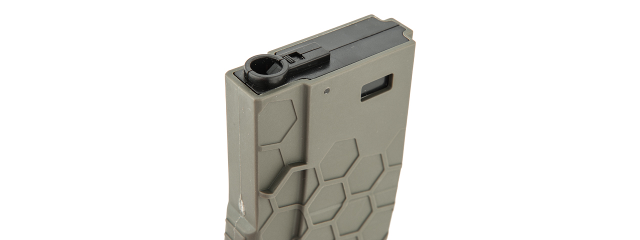 DYTAC HEXMAG AIRSOFT 120RDS MAGAZINES FOR M4 AEG 5 PACK - OD