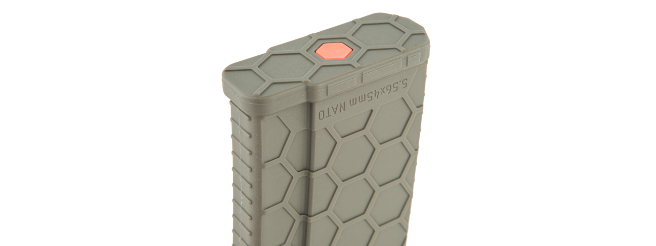 DYTAC HEXMAG AIRSOFT 120RDS MAGAZINES FOR M4 AEG 5 PACK - OD - Click Image to Close