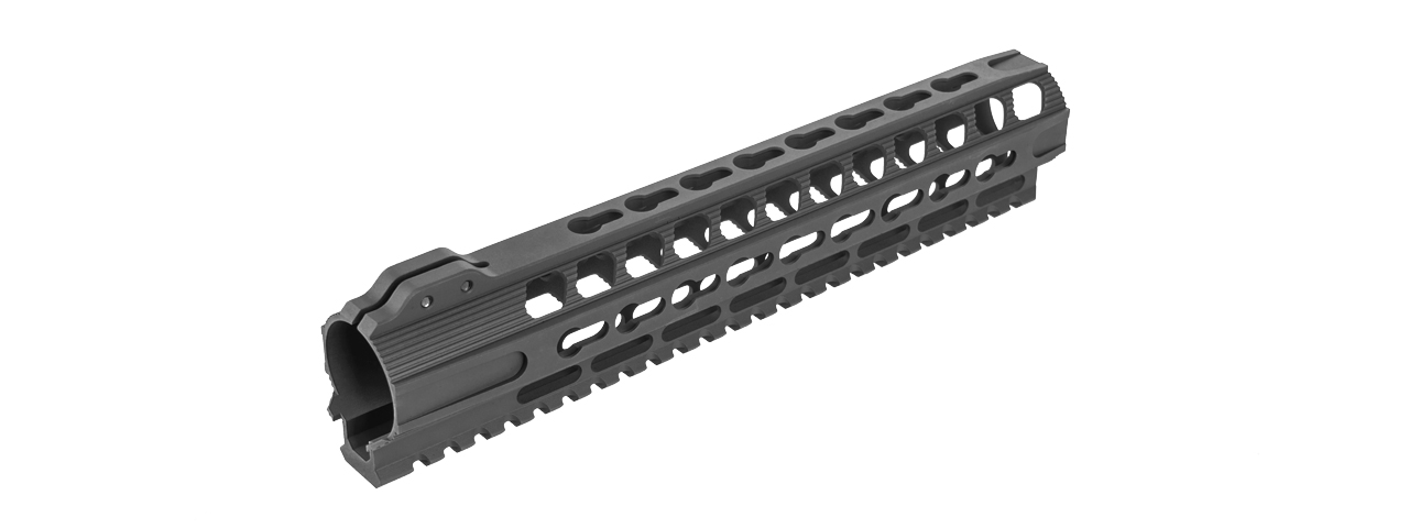 D-R31B 10" SOLO LITE KEYMOD RAIL FOR TOKYO MARUI PROFILE (M31.8 / P1.5), BLACK - Click Image to Close