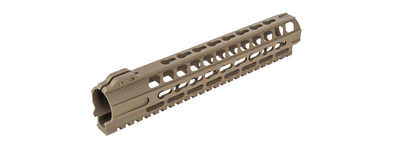 D-R31T 10" SOLO LITE KEYMOD RAIL FOR TOKYO MARUI PROFILE (M31.8 / P1.5), DARK EARTH