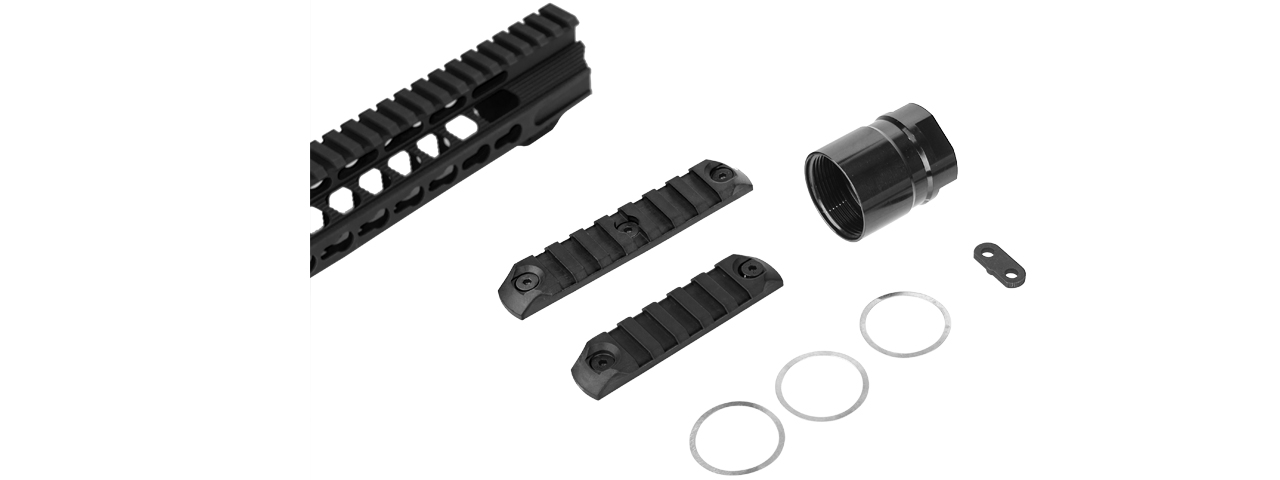 D-R32B 13" SOLO LITE KEYMOD RAIL FOR TOKYO MARUI PROFILE (M31.8 / P1.5), BLACK