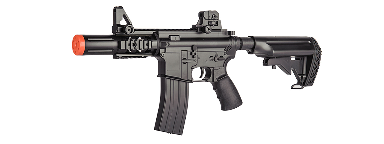 D3813 WELLS HYBRID GEARBOX M4 CQB AEG RIFLE (BK) - Click Image to Close