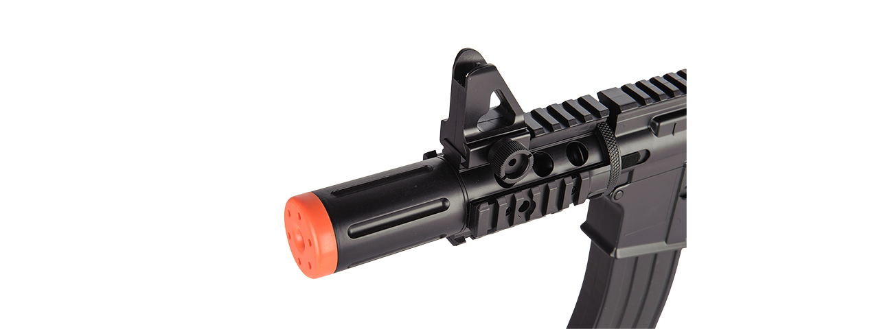 D3813 WELLS HYBRID GEARBOX M4 CQB AEG RIFLE (BK) - Click Image to Close