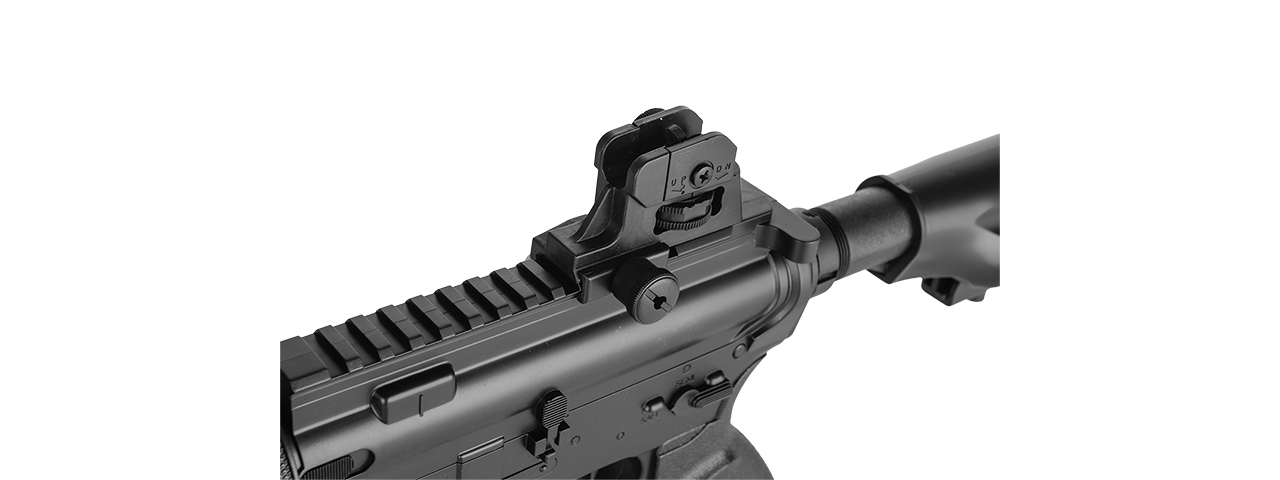 D3813 WELLS HYBRID GEARBOX M4 CQB AEG RIFLE (BK) - Click Image to Close