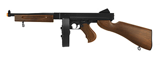 WELL D98W M1A1 WWII SUBMACHINE GUN AEG (FAUX WOOD)