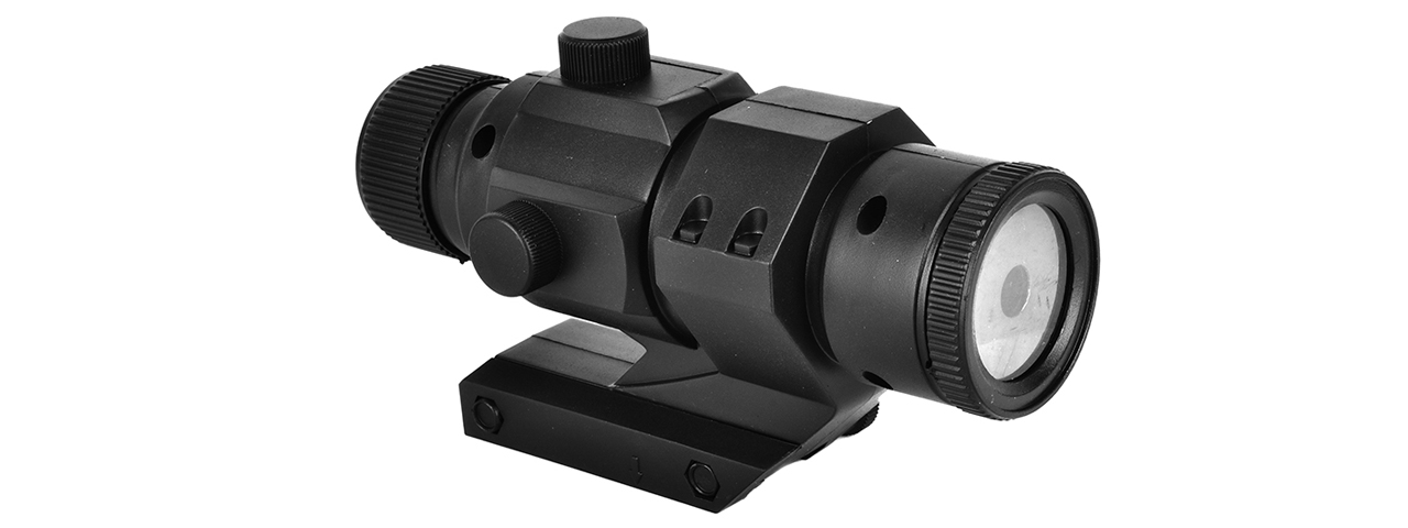 WELL D99 LPEG FULL-AUTO M4 RIS AEG AIRSOFT RIFLE W/ MOCK SCOPE (BLACK)