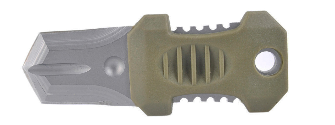 EX002G TACTICAL BEATLES MULTI-PURPOSE UTILITY POCKET TOOL (FOLIAGE GREEN) - Click Image to Close