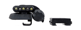 EX029B HELMET LIGHT SET, GEN 2 (BLACK)