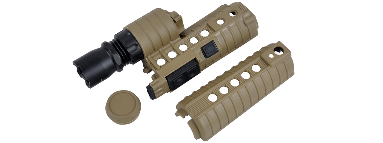 ELEMENT M4A1 M500A LITHIUM POWERED FLASHLIGHT SYSTEM - DARK EARTH