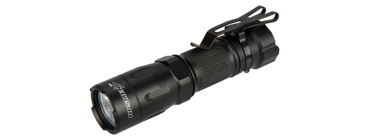 OPSMEN TACTICAL 800-LUMEN STROBE FLASHLIGHT - BLACK