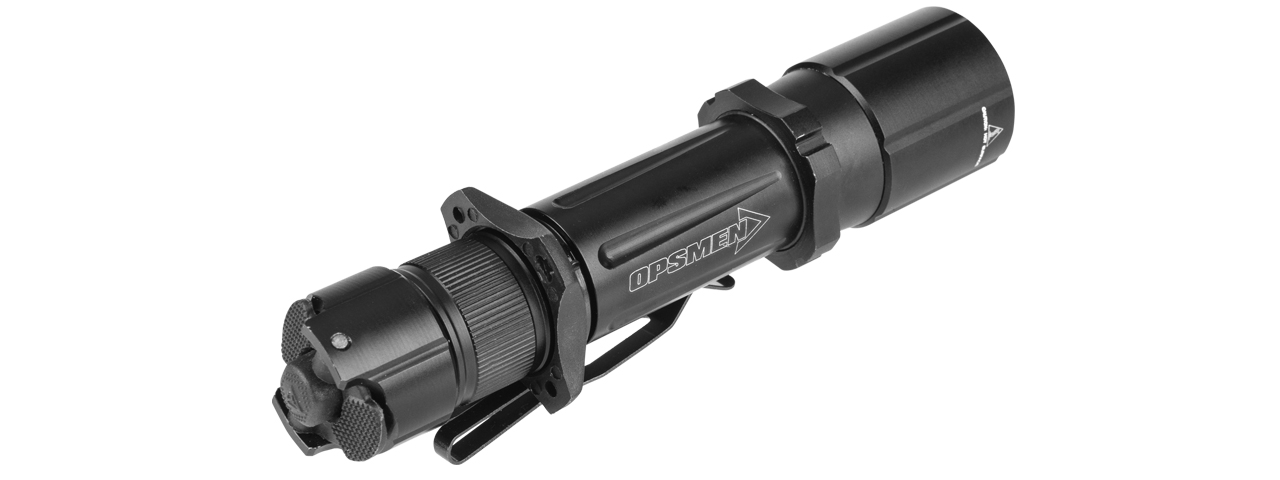 FAST501-BK TACTICAL 1000-LUMEN STROBE FLASHLIGHT (BLACK) - Click Image to Close