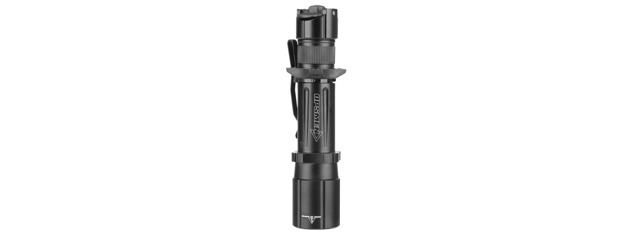 FAST501-BK TACTICAL 1000-LUMEN STROBE FLASHLIGHT (BLACK) - Click Image to Close