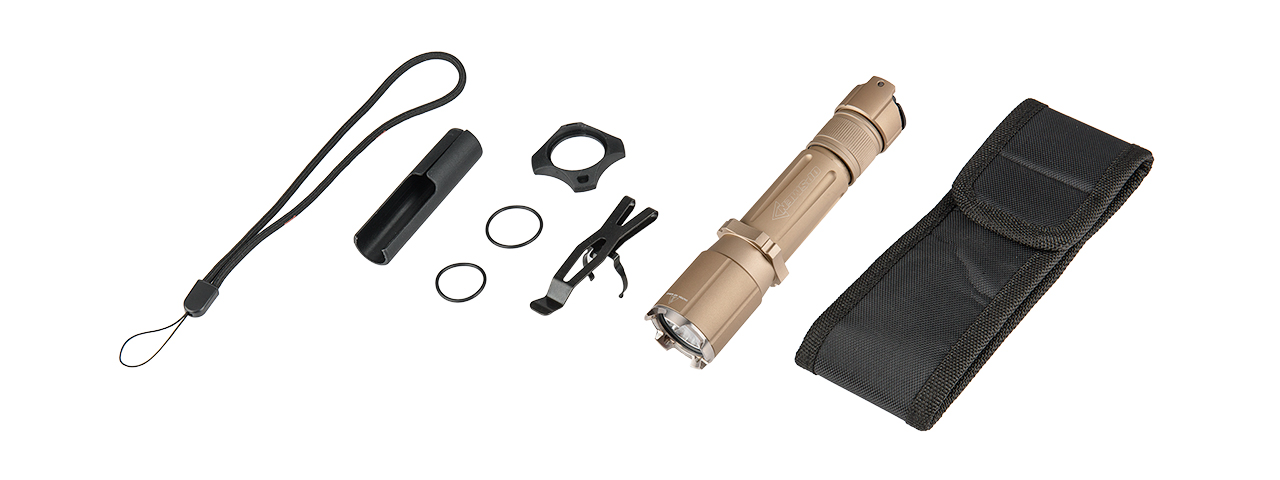 OPSMEN TACTICAL 1000-LUMEN SELF DEFENSE LIGHT - TAN - Click Image to Close