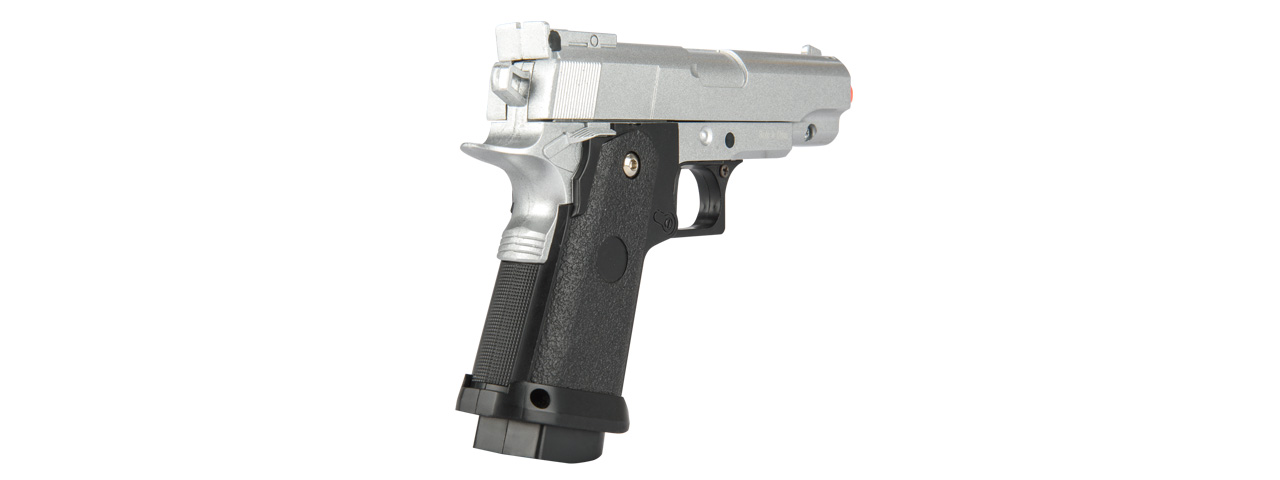 G10S METAL SPRING POWERED PISTOL (SILVER) - Click Image to Close