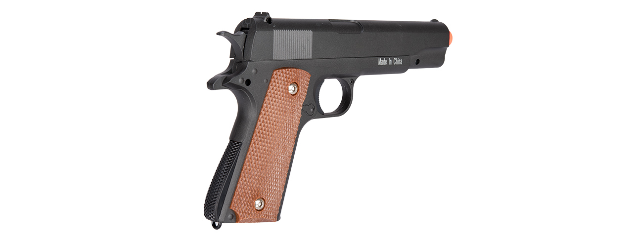 G13H SPRING PISTOL w/ HARD SHELL HOLSTER (BK) - Click Image to Close