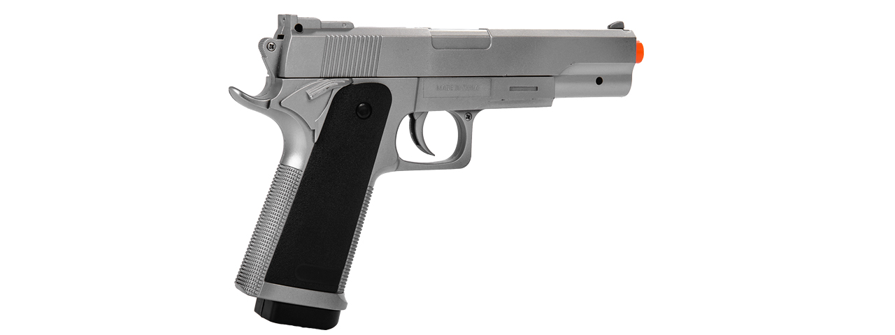 UKARMS G153S M1911 SPRING PISTOL IN SILVER - Click Image to Close