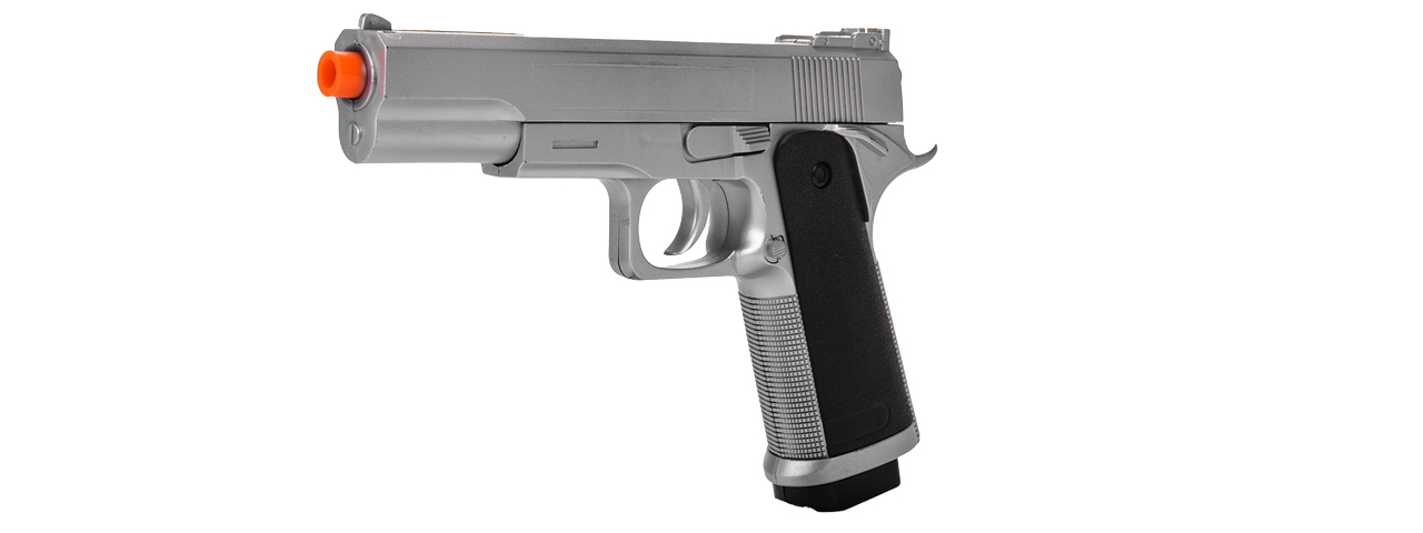 UKARMS G153S M1911 SPRING PISTOL IN SILVER - Click Image to Close