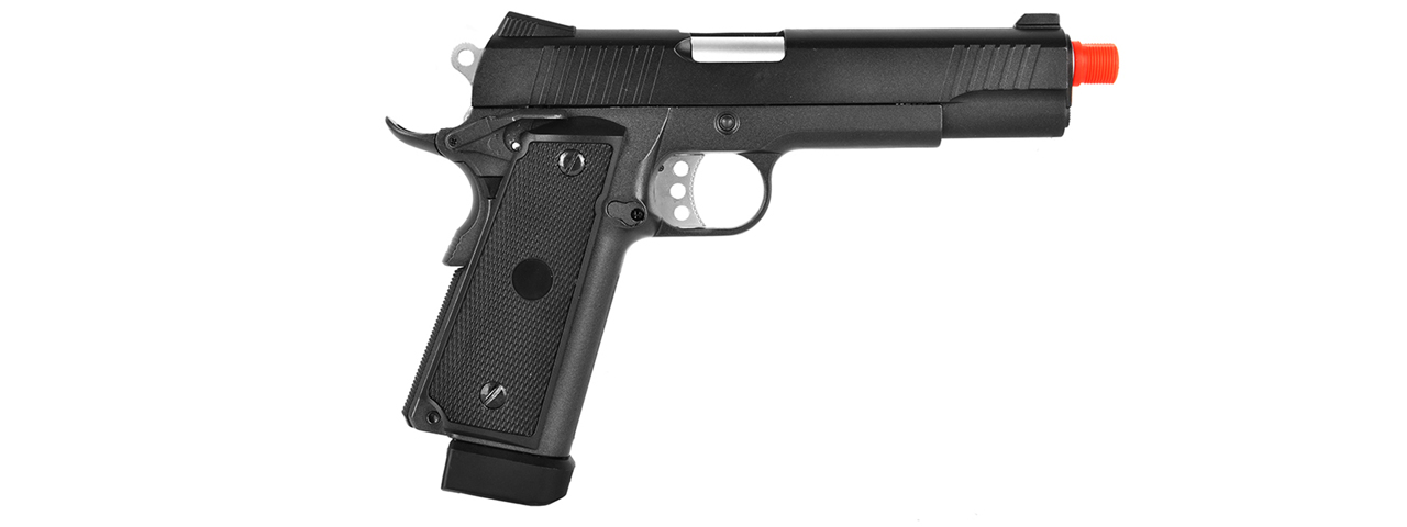 WellFire 1911 Hi-Capa 5.1 Tactical CO2 Blowback Airsoft Pistol - Click Image to Close