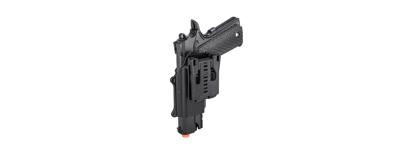 G25H Spring Pistol w/ Hard Shell Holster (Black) - Click Image to Close