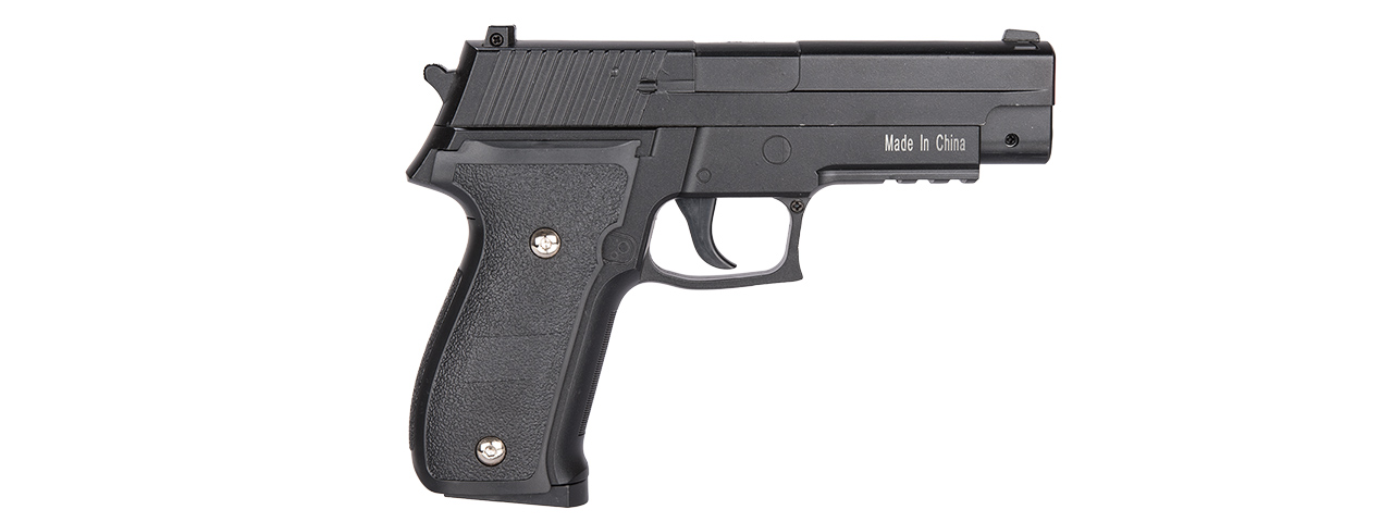 G26H SPRING PISTOL w/ HARD SHELL HOLSTER (BK) - Click Image to Close