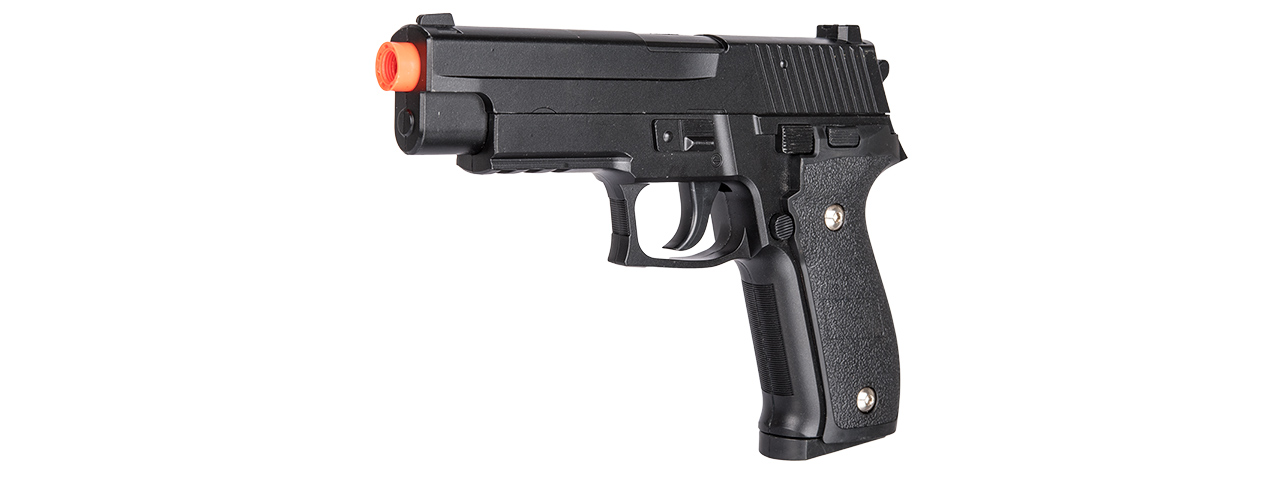 G26H SPRING PISTOL w/ HARD SHELL HOLSTER (BK) - Click Image to Close